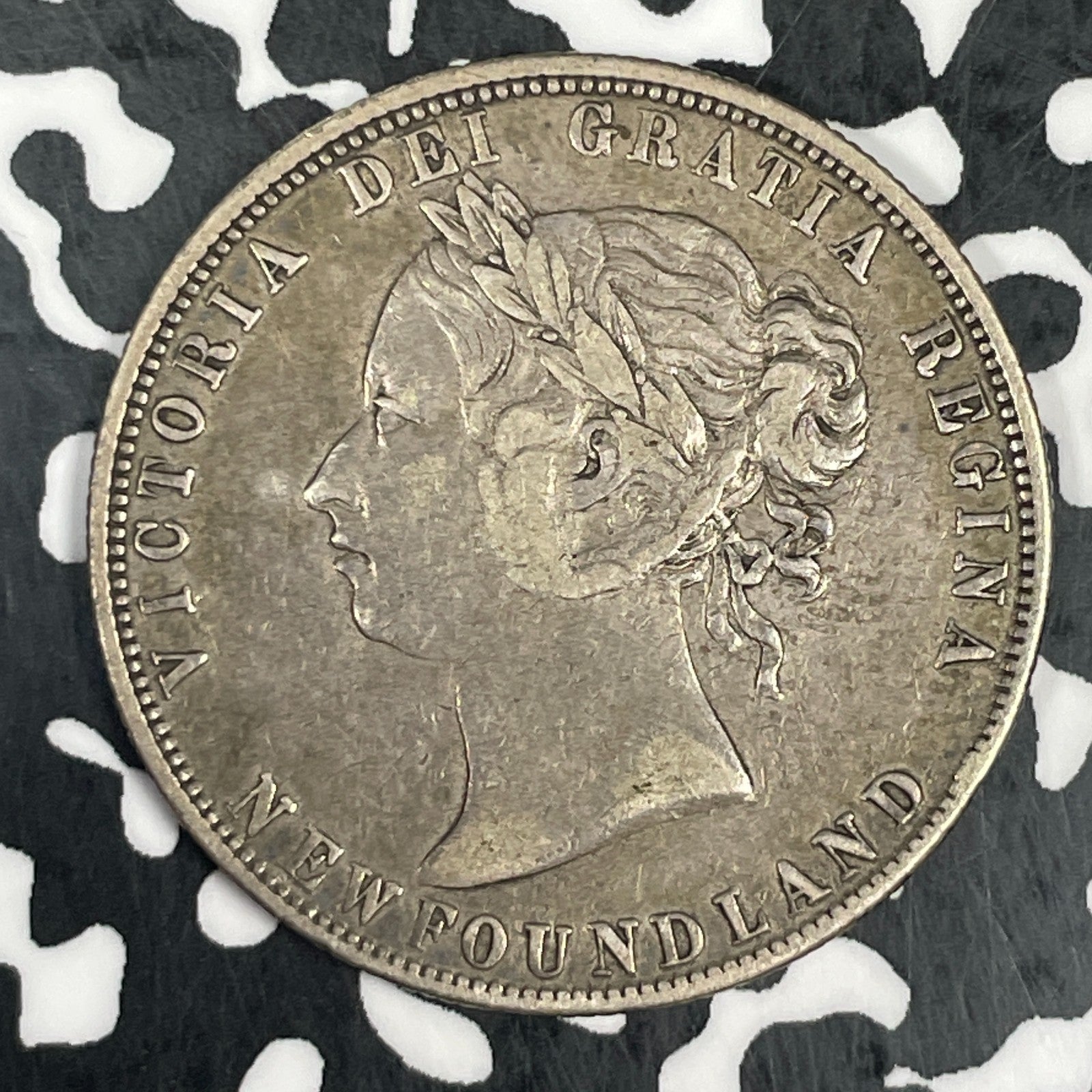 1870 Newfoundland 50 Cents Lot#JM0452 Silver!