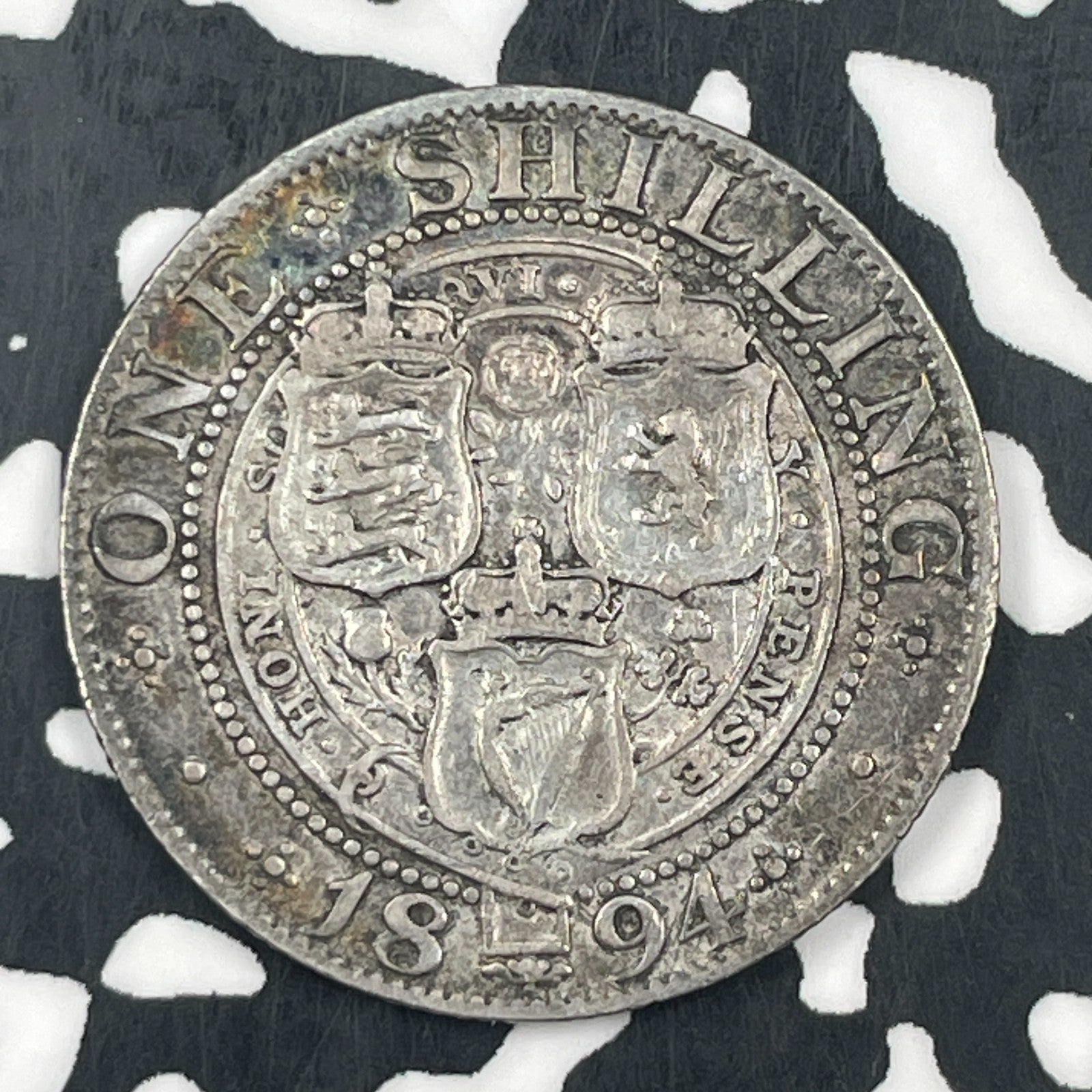 1894 Great Britain 1 Shilling Lot#F5694 Silver!