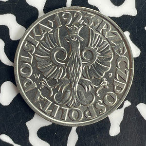 1923 Poland 20 Groszy Lot#T8844 High Grade! Beautiful!