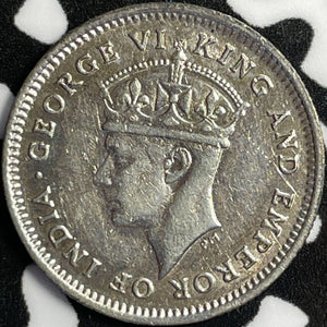 1943 British Guiana 4 Pence Fourpence Lot#D6879 Silver! Nice!