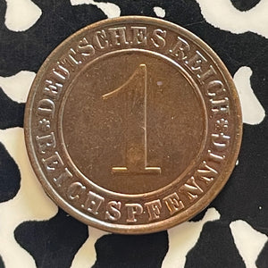 1936-A Germany 1 Pfennig Lot#T5781 High Grade! Beautiful!