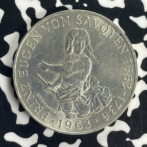1963 Austria 25 Schilling Lot#T8548 Silver! High Grade! Beautiful!