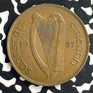 1937 Ireland 1 Penny Lot#T6863