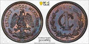 1910-Mo Mexico 1 Centavo PCGS MS64BN Lot#G9835 Choice UNC!
