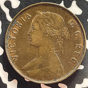 1880 Newfoundland Large Cent Lot#T4733 Nice! Round '0'