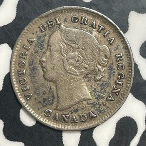 1896 Canada 5 Cents Lot#T2276 Silver! Nice!
