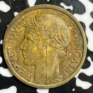 1944 French West Africa 1 Franc Lot#E6189 High Grade! Beautiful!