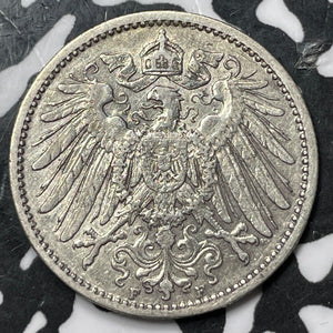 1906-F Germany 1 Mark Lot#D7951 Silver!