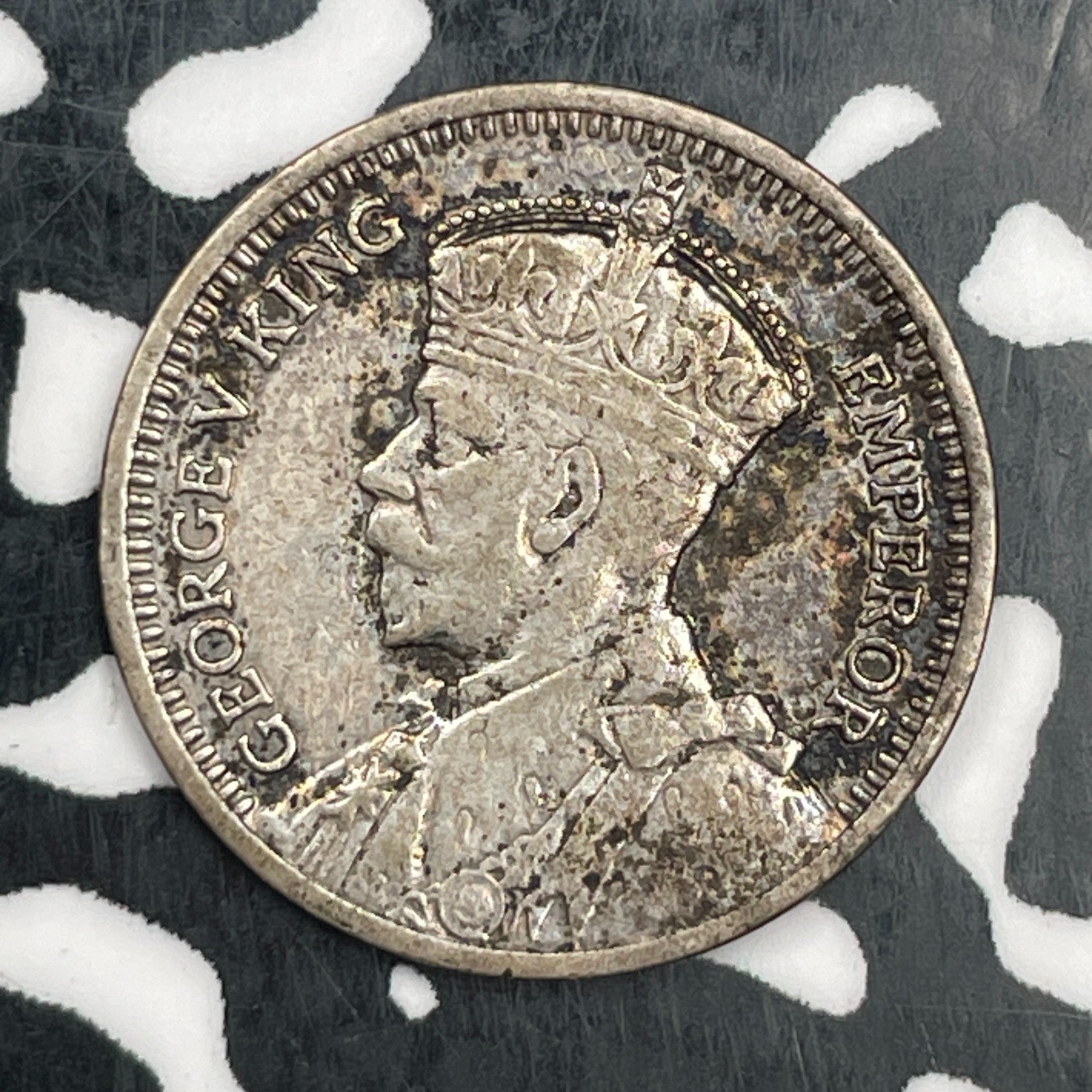 1933 New Zealand 3 Pence Threepence Lot#F9306 Silver! Nice!