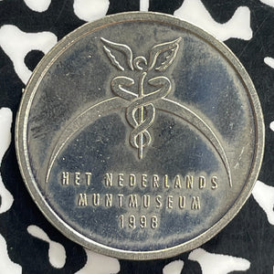 1998 Netherlands Willem III Mint Museum Medal Lot#C1268 High Grade! Beautiful!