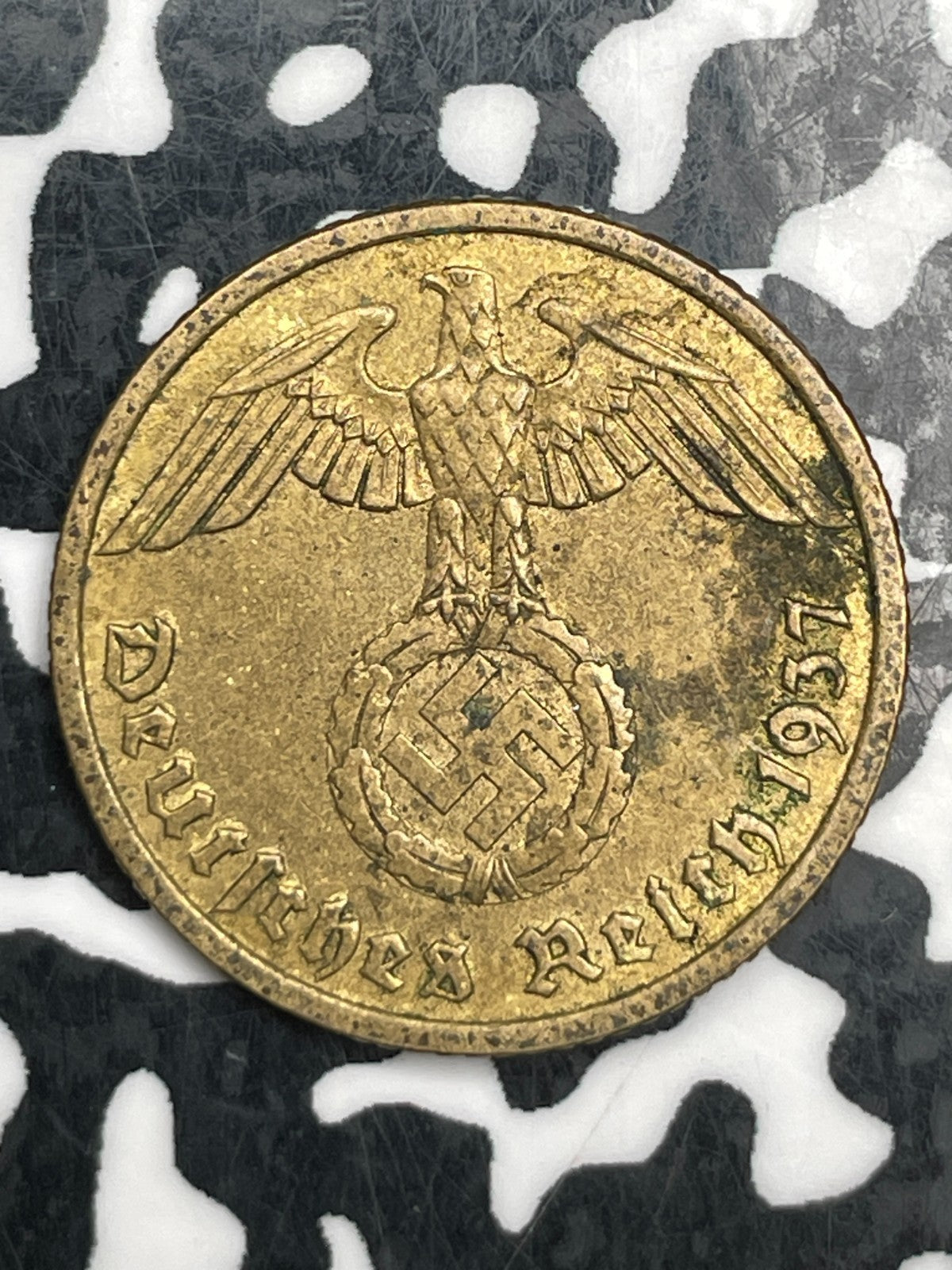 1937-A Germany 10 Pfennig Lot#F6140