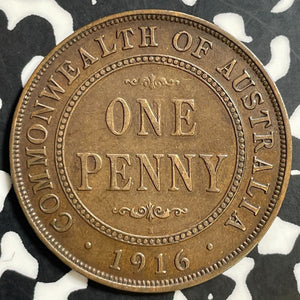 1916-I Australia 1 Penny Lot#E7434