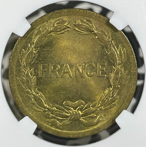 1944 France Allied Occupation 2 Francs NGC MS64 Lot#G9978 Choice UNC!
