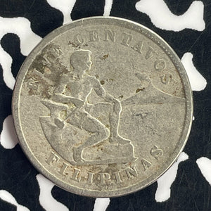 1919 U.S. Philippines 5 Centavos Lot#T8697