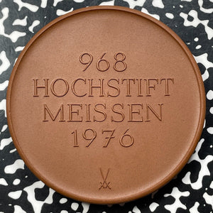 1976 Germany Hochstift Meissen Porcelain Medal Lot#B2164 67mm