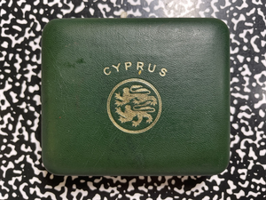 1955 Cyprus 5x Coin Proof Set Lot#B2793 With Case