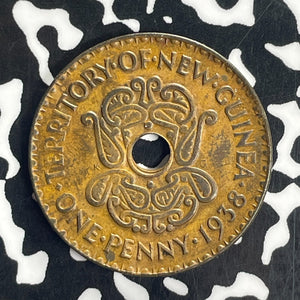 1938 New Guinea 1 Penny Lot#T8534 High Grade! Beautiful!
