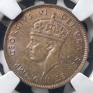 1942 Newfoundland Small Cent NGC MS62BN Lot#G9059 Nice UNC!