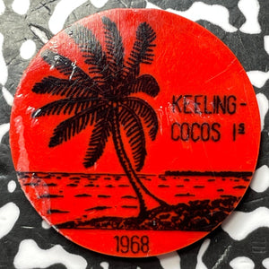 1968 Keeling Cocos Islands 5 Rupees Lot#JM7188 Scarce! KM#Tn15