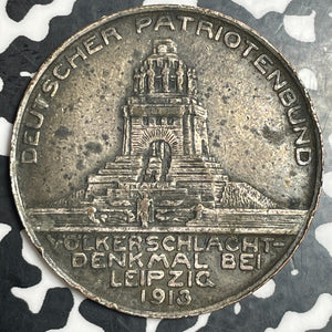 1913 Germany Leipzig Battle Of Nations Monument Medal Lot#JM9047 Wurz-4946, 33mm