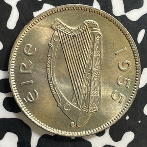 1955 Ireland 1 Florin Lot#T0331 High Grade! Beautiful!