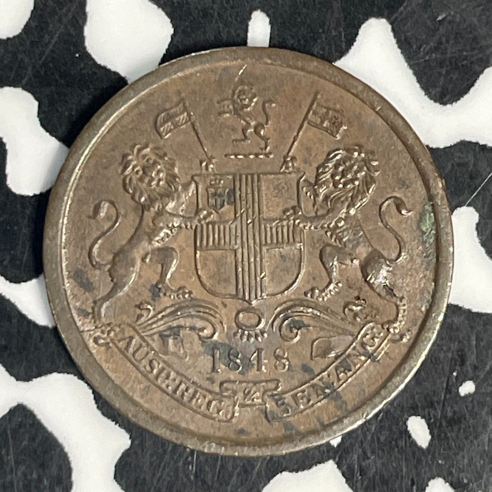 1848 India 1/12 Anna Lot#C6699 Nice!