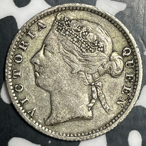 1889 Straits Settlements 10 Cents Lot#JM9082 Silver! Nice!
