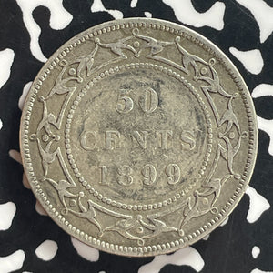 1899 Newfoundland 50 Cents Lot#T7949 Silver!