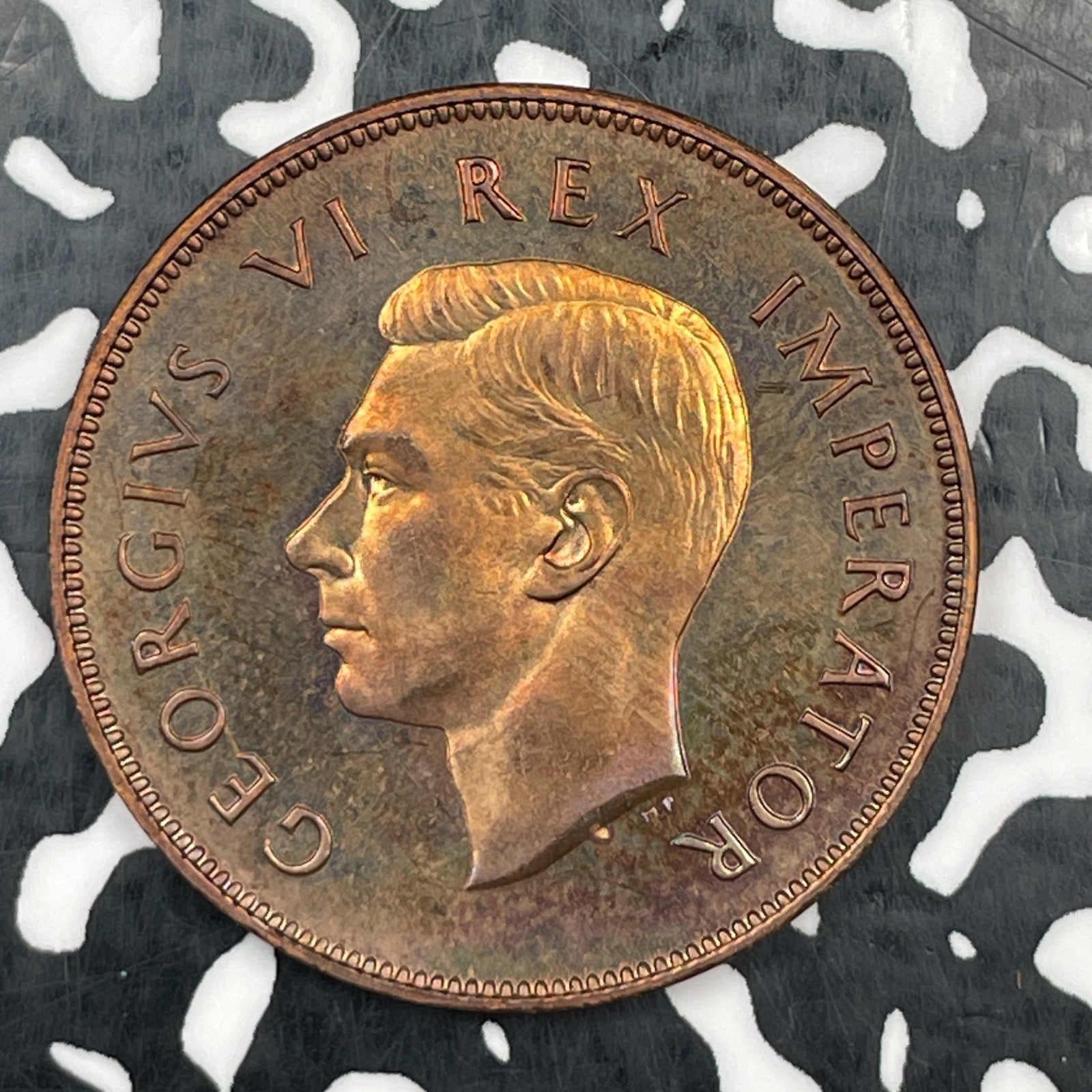 1947 South Africa 1 Penny Lot#N1228 Proof!