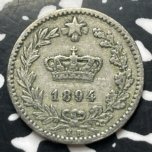 1894 Italy 20 Centesimi (4 Available) (1 Coin Only)