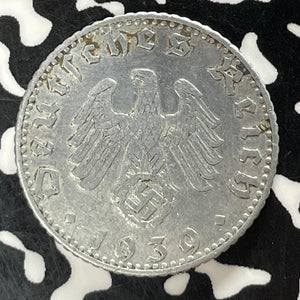 1939-J Germany 50 Pfennig Lot#T5164