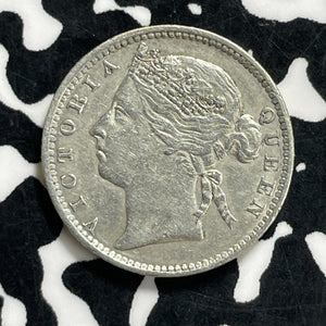 1891 Straits Settlements 10 Cents Lot#JM9952 Silver! Nice!