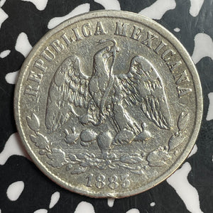 1883-Go B Mexico 50 Centavos Lot#T2387 Silver! Scarce!