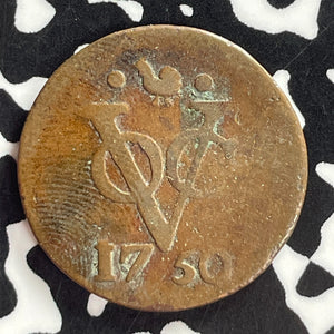 1750 Netherlands East Indies West Friesland 1 Duit Lot#T7452