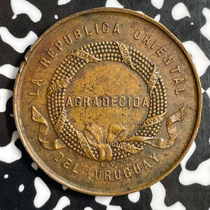 1881 Uruguay Joaquin Suarez Medal Lot#E2498 34mm