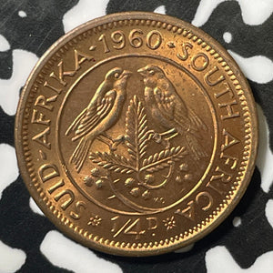 1960 South Africa Farthing Lot#E4514 High Grade! Beautiful!