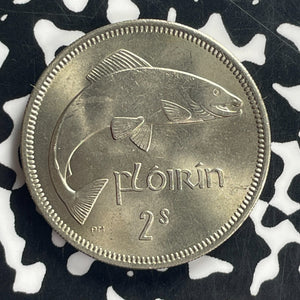 1963 Ireland 1 Florin Lot#T8883 High Grade! Beautiful!