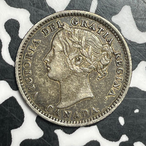 1896 Canada 10 Cents Lot#JM9510 Silver! Nice!