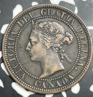 1887 Canada Large Cent Lot#T9354 Nice!
