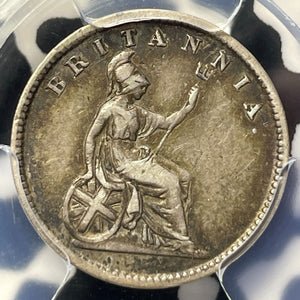 1849 Ionian Islands 30 Lepta PCGS XF40 Lot#G8756 Silver!