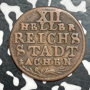 1767 Germany Aachen 12 Heller Lot#T6446