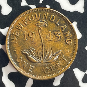1943-C Newfoundland Small Cent Lot#T7931 High Grade! Beautiful!