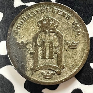 1876 Sweden 10 Ore Lot#T4119