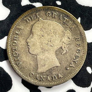 1897 Canada 5 Cents Lot#T9484 Silver!