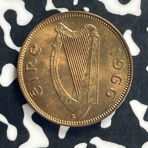 1966 Ireland Farthing Lot#T9152 High Grade! Beautiful!