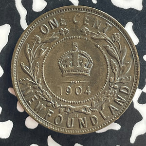 1904-H Newfoundland Large Cent Lot#T7953 Nice!