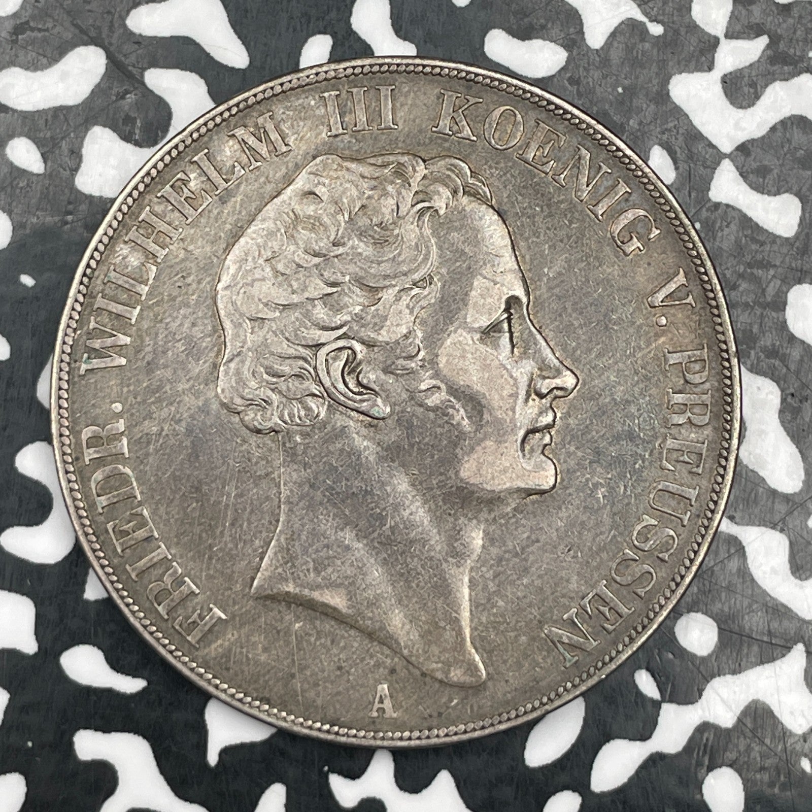1839 Germany Prussia 2 Thaler Lot#JM1632 Large Silver!