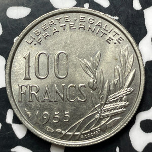 1955 France 100 Francs (7 Available) (1 Coin Only) High Grade! Beautiful!