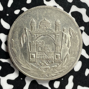 SH 1305 Year 8 (1926) Afghanistan 1 Afghani Lot#JM9786 Silver! Nice! KM#910