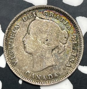 1893 Canada 5 Cents Lot#C0318 Silver!